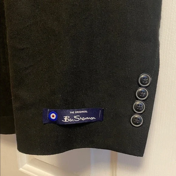 Ben Sherman Black Blazer w/ Removable Quilted Liner Jacket XL NWT - Picture 3 of 11